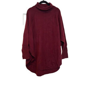 Magashioni cashmere turtleneck sweater ons size maroon #2025